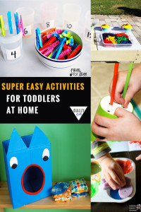 Easy activities for toddlers that you can easily do at home. Make every day count, make every day an activity day with these crafts, games and more.. @gallykids