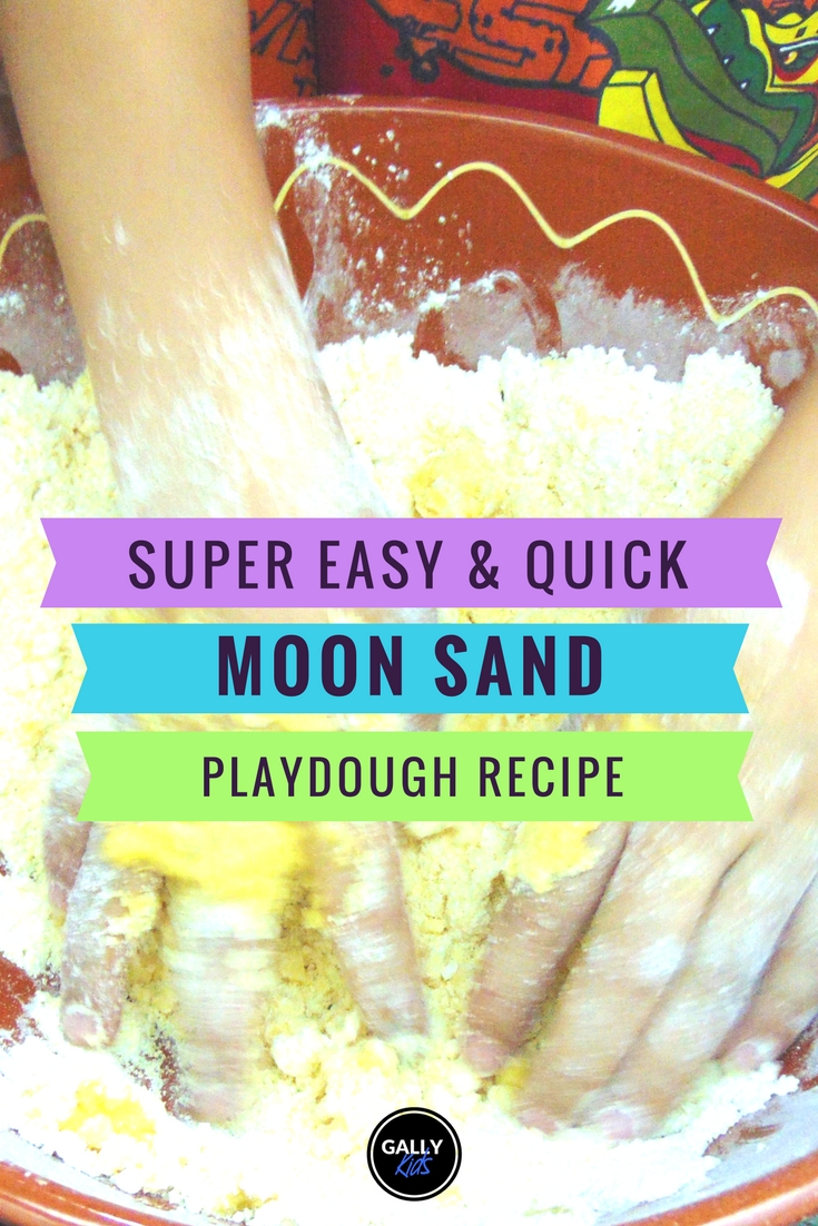 Moon Sand Recipe you can easily do yourself.