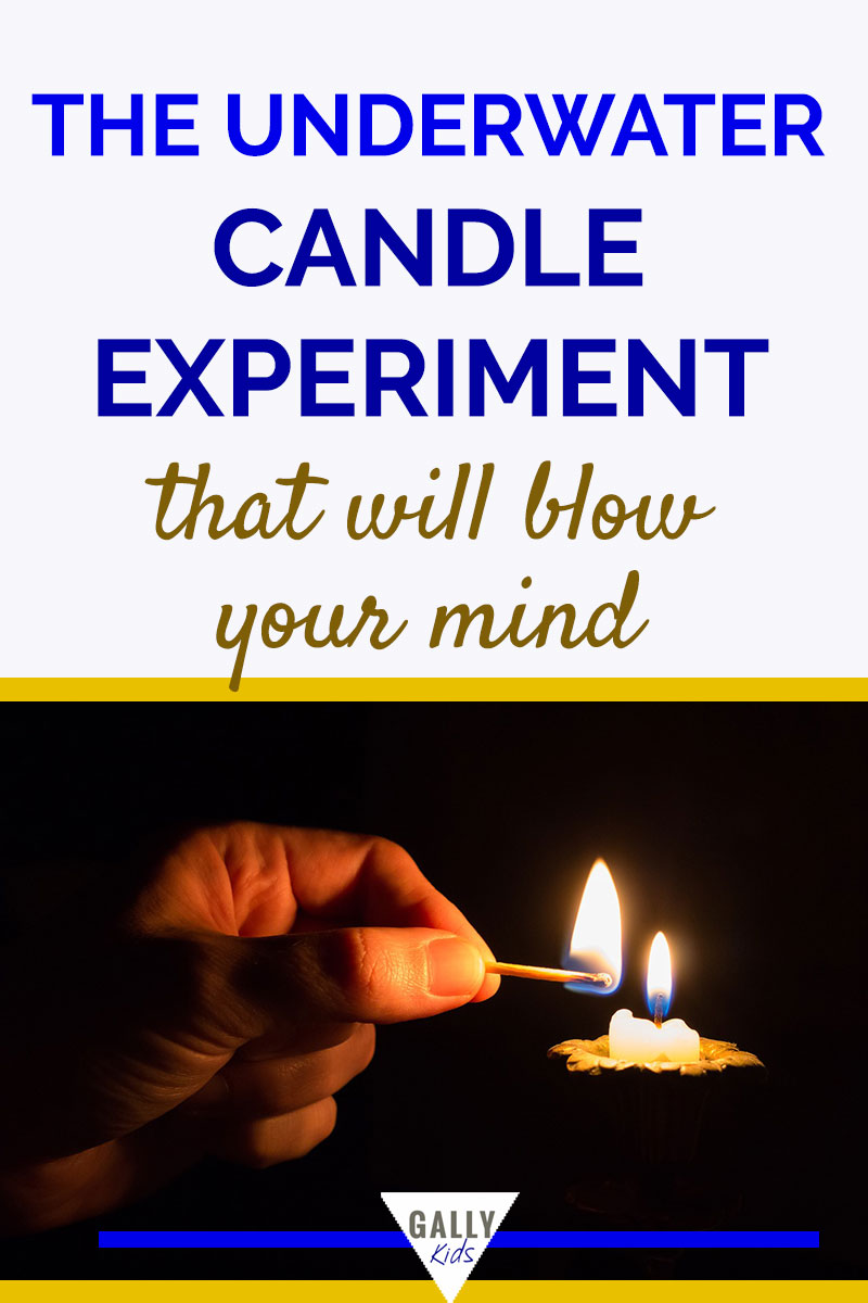 Underwater candle experiment - a submarine candle? An experiment on how to keep a candle burning under water.