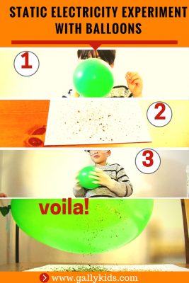 All the instructions, results and explanation you need on the static electricity with balloon experiments. Watch the pepper jump!