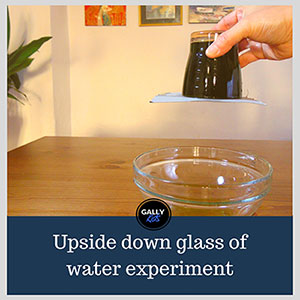 (Glass Or Cup) Upside Down Water Experiment : An Amazing ...