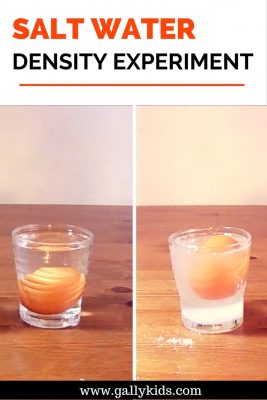 This is how you make an egg float - the experiment on salt water density.