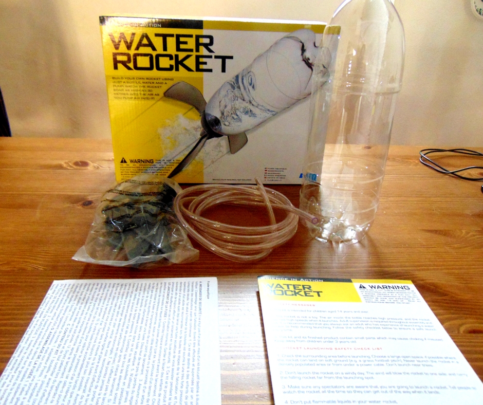 These are the things inside the box. It even comes with a water bottle"